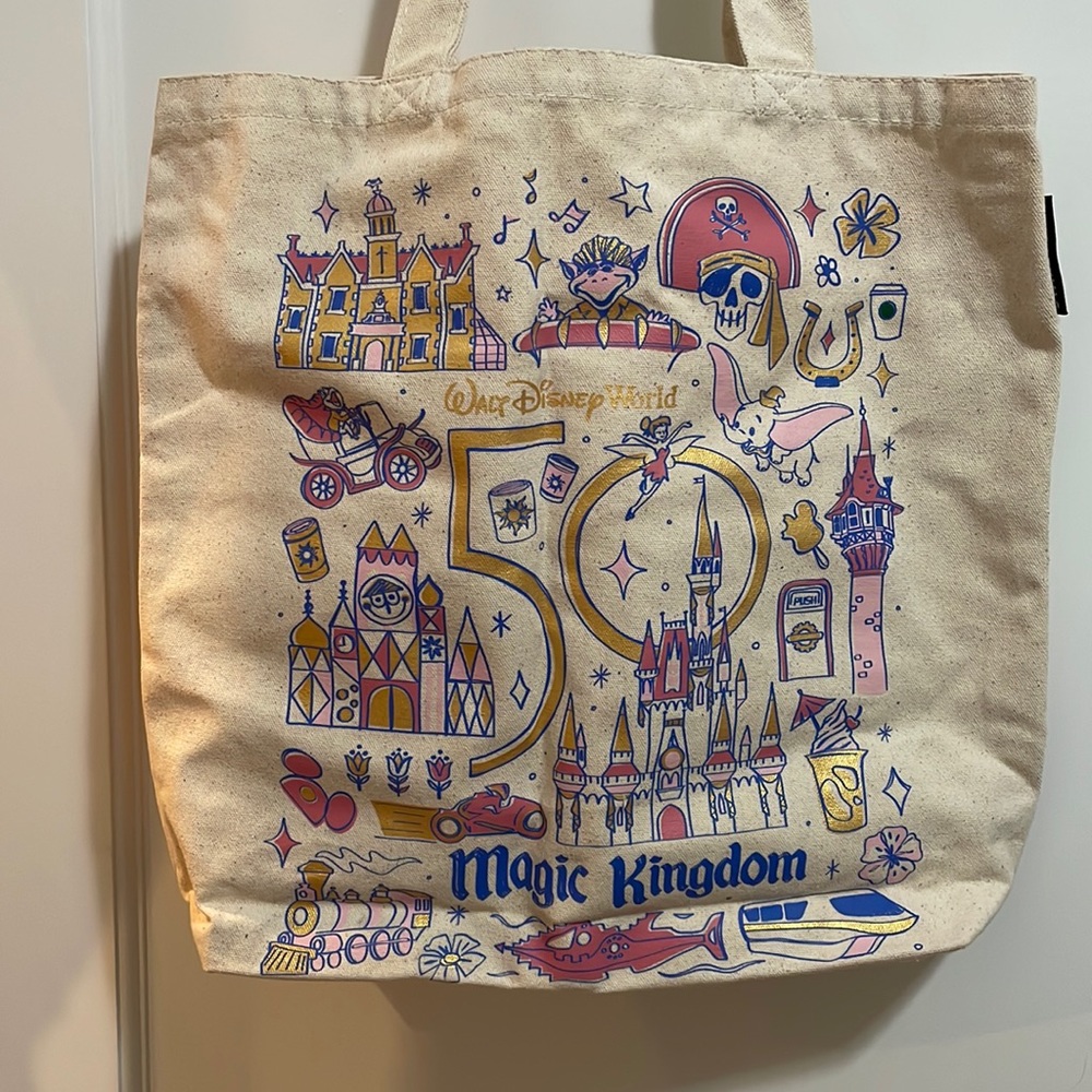 Disney world 50th Starbucks tote